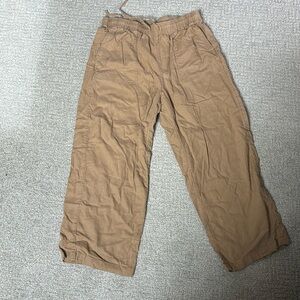 Lucky brand tan linen pants size medium